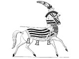 Egyptian chariot horse. The Egyptians did not have cavalry horses - the horsemen of Ex.14 are chariot riders.